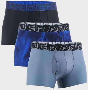 Труси UNDER ARMOUR UUSHJ26M Underwear Boxers UA PERFORMANCE TECH - PRINT 3" 3PK  чоловічі - фото