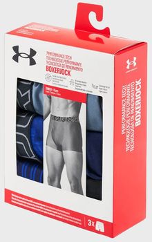 Труси UNDER ARMOUR UUSHJ26M Underwear Boxers UA PERFORMANCE TECH - PRINT 3" 3PK  чоловічі - 2