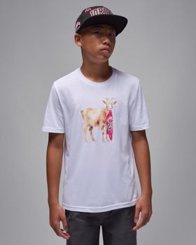 Футболка Jordan MJ FLT GOAT SS CREW дитяча - фото