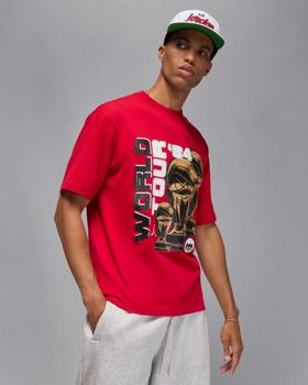 Футболка Jordan M J NC WORLD TOUR SS CREW мужская - 1