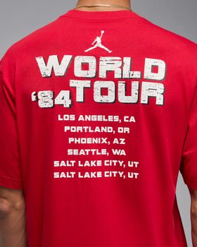 Футболка Jordan M J NC WORLD TOUR SS CREW мужская - 5