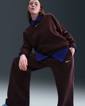 Брюки Nike W NSW PHNX FLC HR PANT WIDE 2 женские - 5