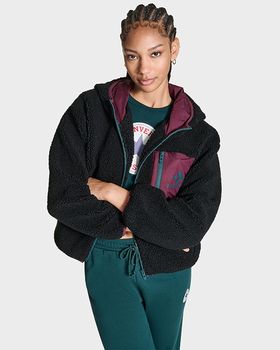Куртка Converse STAR CHEVRON SHERPA жіноча - фото