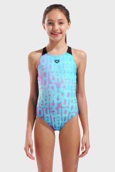 Купальник Arena MULTI COLOURS SWIMSUIT V BACK для дівчинки - 1