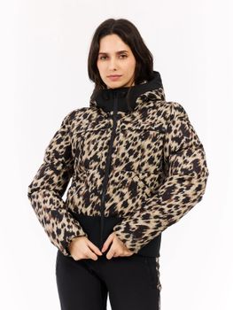 Куртка Protest Jetta Leopard puffer ski jacket жіноча - фото