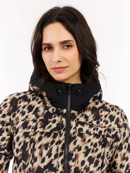 Куртка Protest Jetta Leopard puffer ski jacket жіноча - 3
