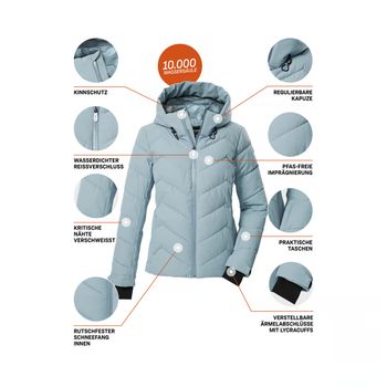 Куртка KILLTEC KSW 31 WMN SKI QLTD JCKT жіноча - 5