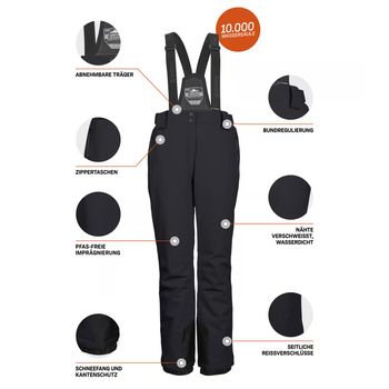 Брюки KILLTEC KSW 249 WMN SKI PNTS женские - 5
