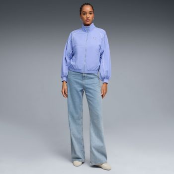 Джемпер Puma T7 Balloon Sleeve Piping Relaxed Woven Track Jacket женский - 3