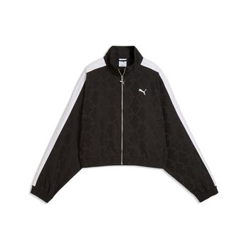Джемпер Puma T7 Jacquarded Woven Relaxed Track Jacket женский - фото