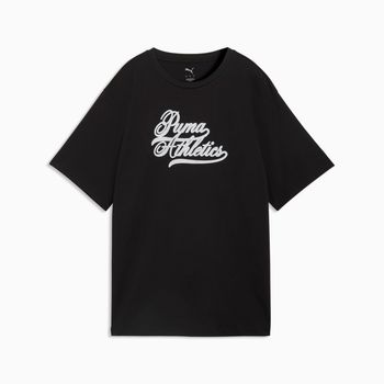 Футболка Puma GRAPHICS  Relaxed Varsity Tee жіноча - 4