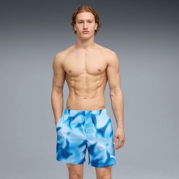 Шорти Puma PUMA SWIM MEN PRINTED RASTERIZED MID SHORTS 1P чоловічі - фото