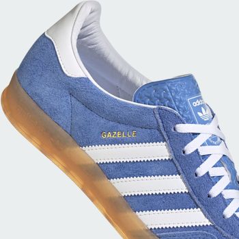 Кроссовки Adidas GAZELLE INDOOR W BLUFUS/FTWWHT/GOLDMT женские - 8