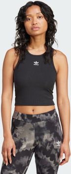 Футболка Adidas ESS RIB TANK BLACK жіноча - фото