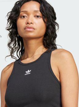 Футболка Adidas ESS RIB TANK BLACK жіноча - 3