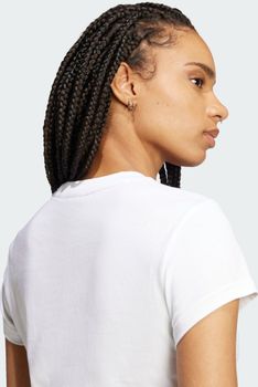 Футболка Adidas ESS SLIM TEE WHITE жіноча - 5
