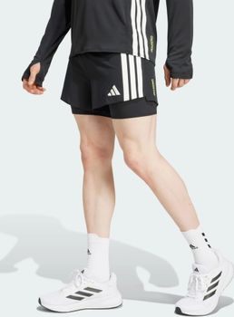 Шорти Adidas ADIZERO 2i1 M BLACK чоловічі - фото