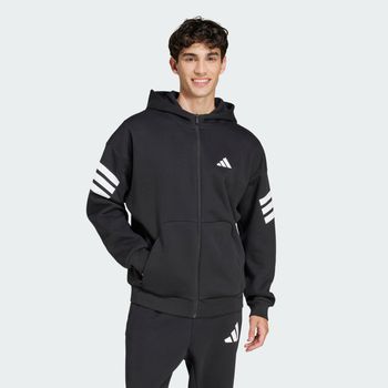 Джемпер Adidas M FI 3S FZ BLACK мужской - 1