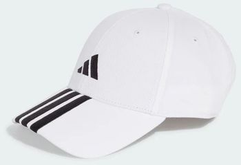 Кепка Adidas BBALL 3S CAP NL WHITE/BLACK - фото