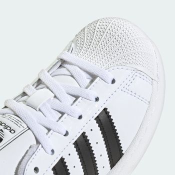 Кроссовки Adidas SUPERSTAR II J FTWWHT/CBLACK/FTWWHT детские - 7