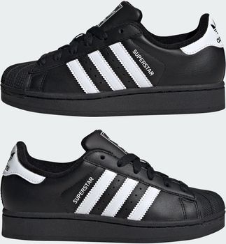 Кроссовки Adidas SUPERSTAR II J CBLACK/FTWWHT/CBLACK детские - 9
