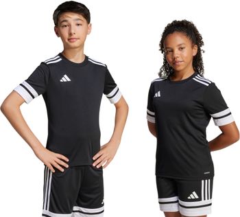 Футболка Adidas SQUA25 JSY Y BLACK/WHITE дитяча - фото