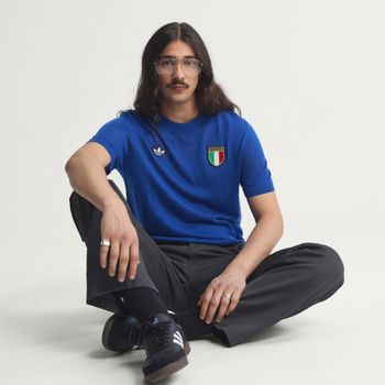 Футболка Adidas FIGC 70S JSY ROYBLU чоловіча - 7
