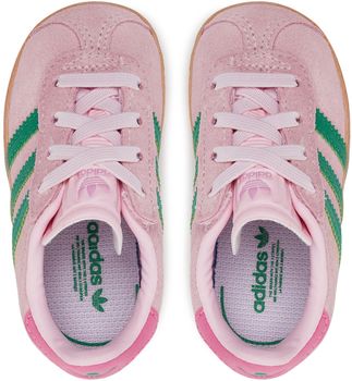 Кроссовки Adidas GAZELLE J CLPINK/COUGRN/BLIPNK для девочки - 6