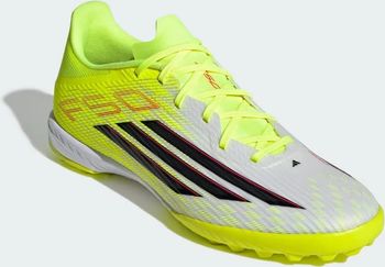 Бутсы Adidas F50 LEAGUE TF TESOYE/CBLACK/LUCRED мужские - 2