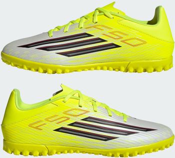 Бутсы Adidas F50 CLUB TF TESOYE/CBLACK/LUCRED мужские - 5