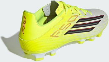 Бутсы Adidas F50 CLUB FG/MG TESOYE/CBLACK/LUCRED мужские - 4