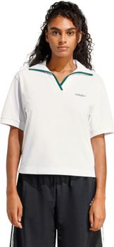 Футболка Adidas W CP POLO WHITE/CGREEN жіноча - 1