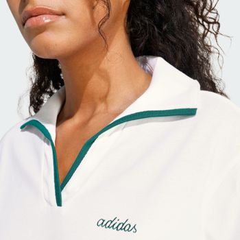 Футболка Adidas W CP POLO WHITE/CGREEN жіноча - 3