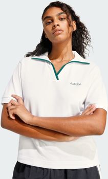 Футболка Adidas W CP POLO WHITE/CGREEN жіноча - 4
