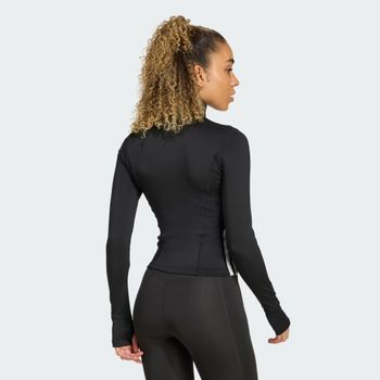 Джемпер Adidas WE JKT 3S BLACK/WHITE женский - 2