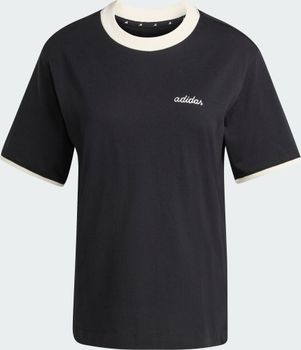 Футболка Adidas W CP TEE BLACK/OWHITE женская - 7