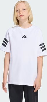 Футболка Adidas J FI 3S  TEE WHITE/BLACK дитяча - 3