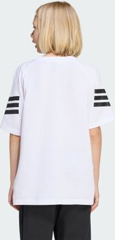 Футболка Adidas J FI 3S  TEE WHITE/BLACK дитяча - 4