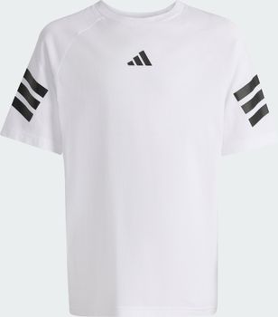 Футболка Adidas J FI 3S  TEE WHITE/BLACK дитяча - 8