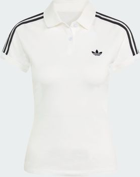 Футболка Adidas 3S POLO WHITE/BLACK жіноча - 2