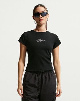 Футболка Nike W NSW RIB MOD CRP JDI TEE женская - 1